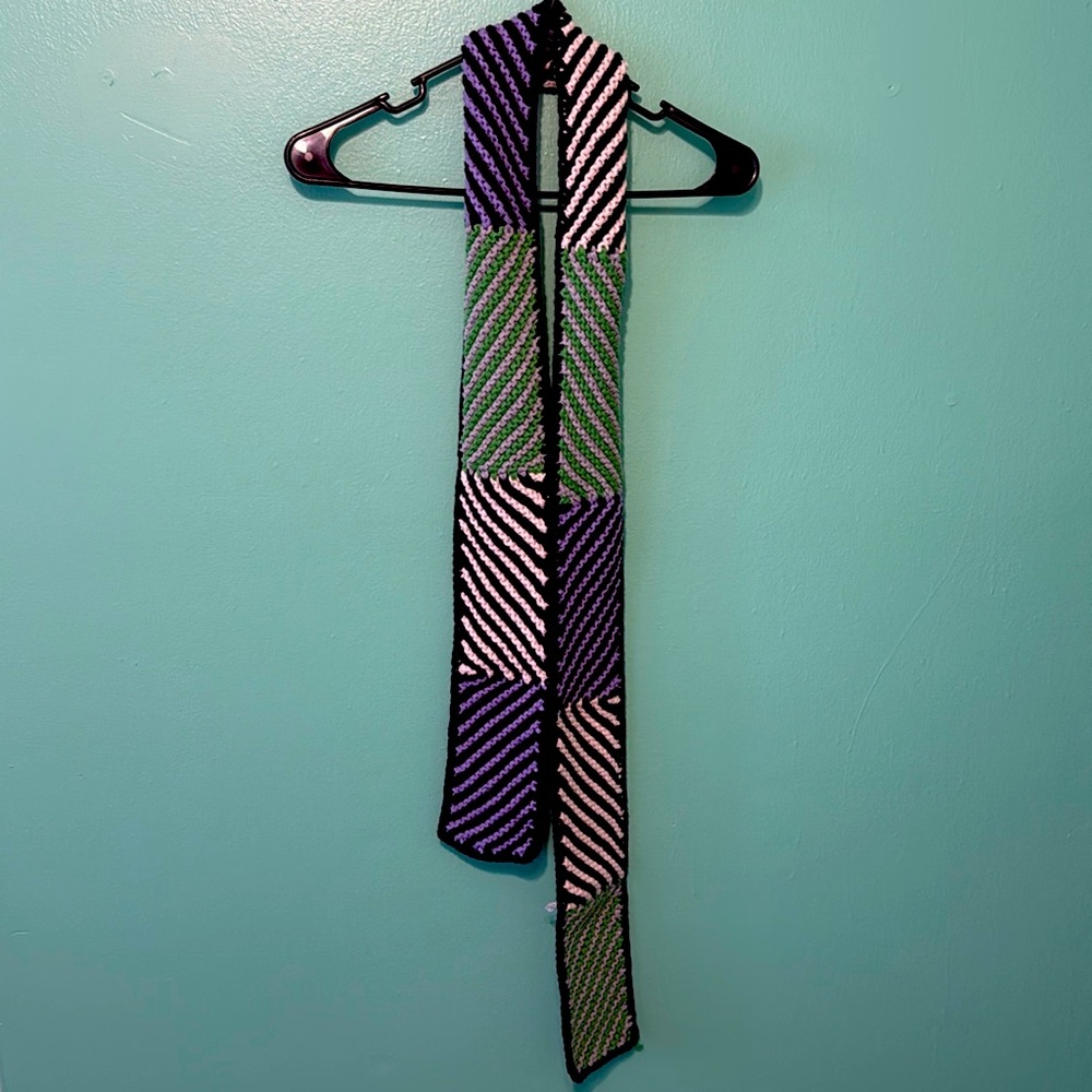 Elegant Multi Color Knit Scarf